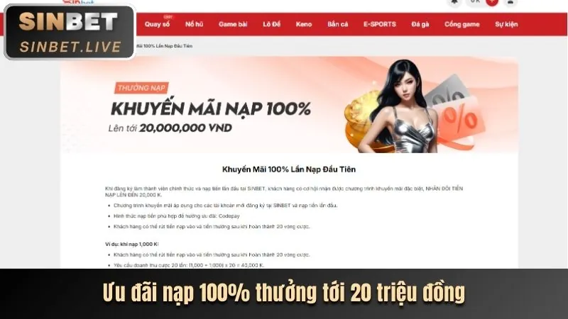 Ưu đãi chào mừng 789bat